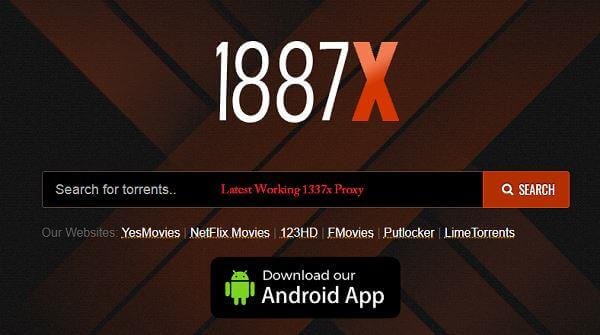 1887x Torrent Search Engine